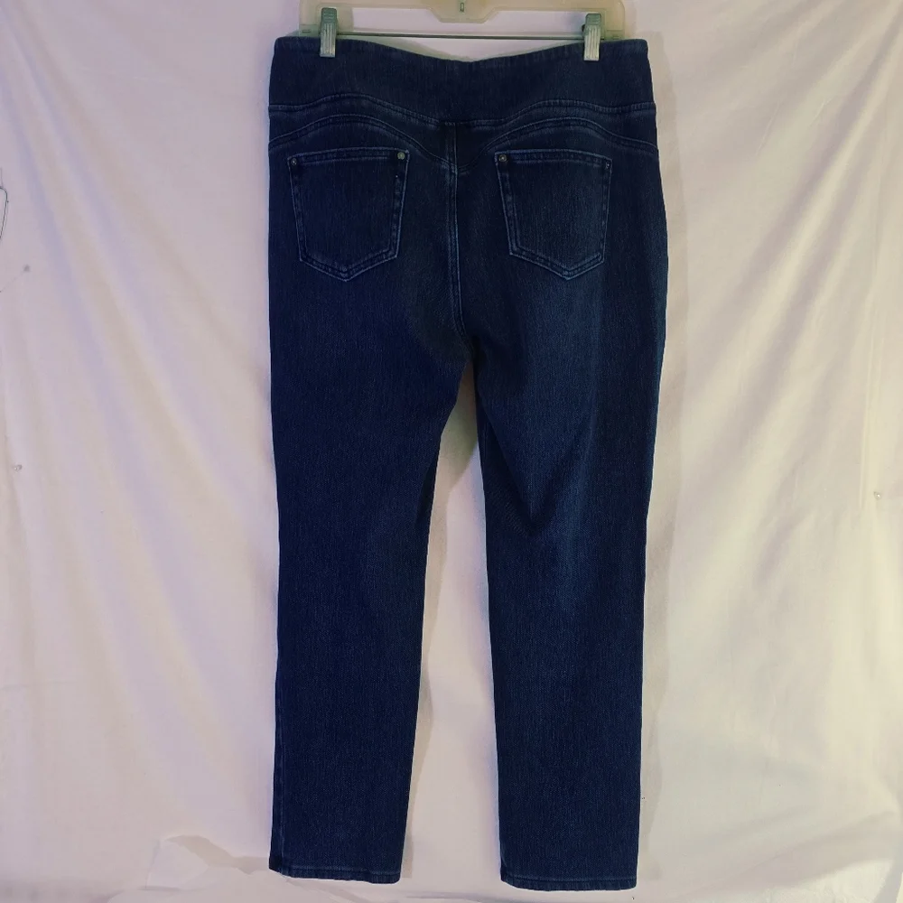 Belle By Kim Gravel Flexibelle #A460167 Curve Belle Twilight Wash Jeans Sz 14 - Picture 3 of 12